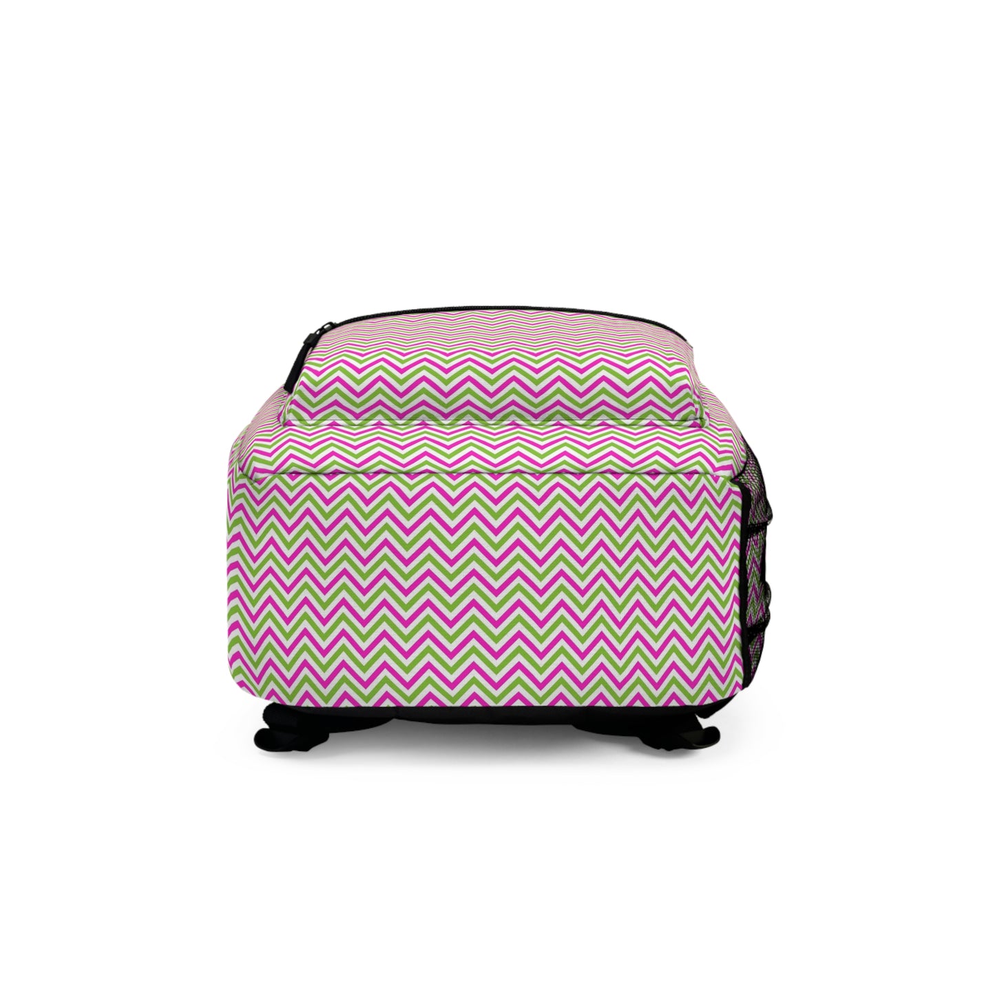 Vibrant Chevron Pattern Backpack