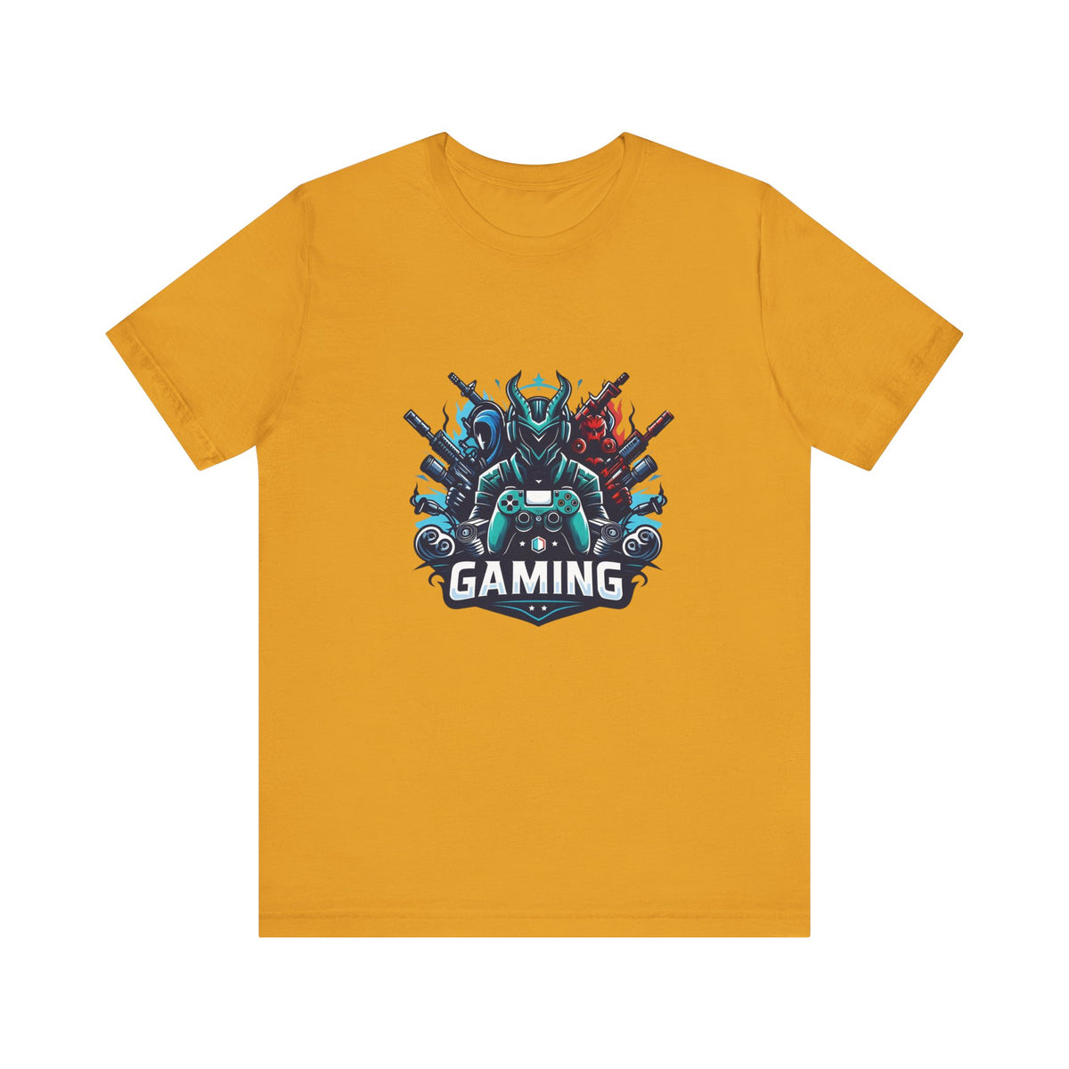 Gaming Controller Emblem Tee — Esports Gamer Graphic T-Shirt