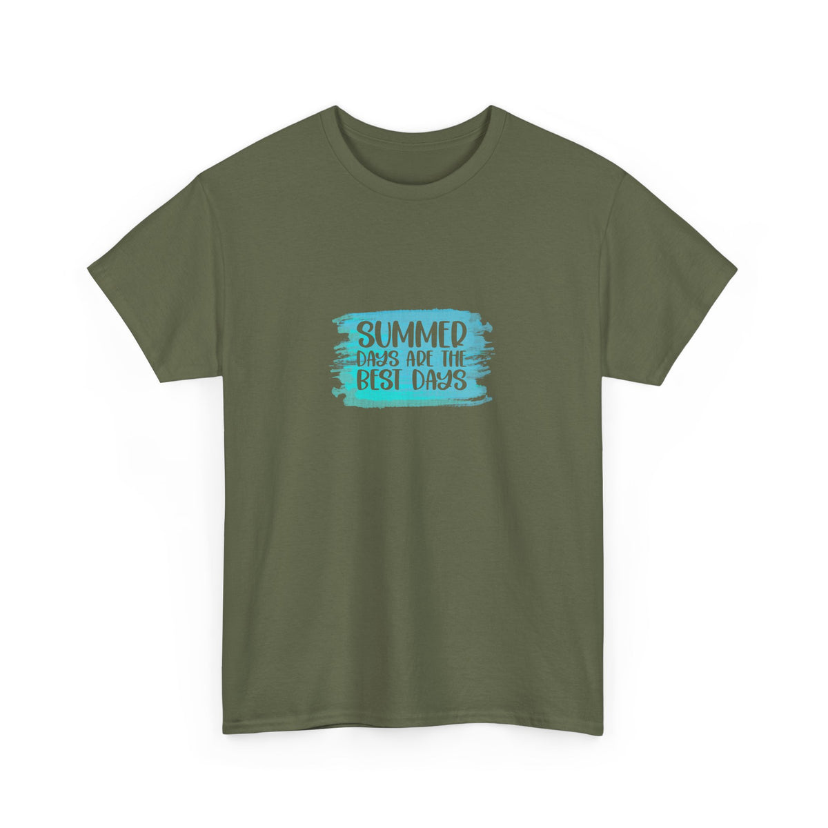 Summer Vibes Unisex Heavy Cotton Tee, Casual Wear, Graphic Tee, Gift for Friends, Festival Clothing, Summer Celebration