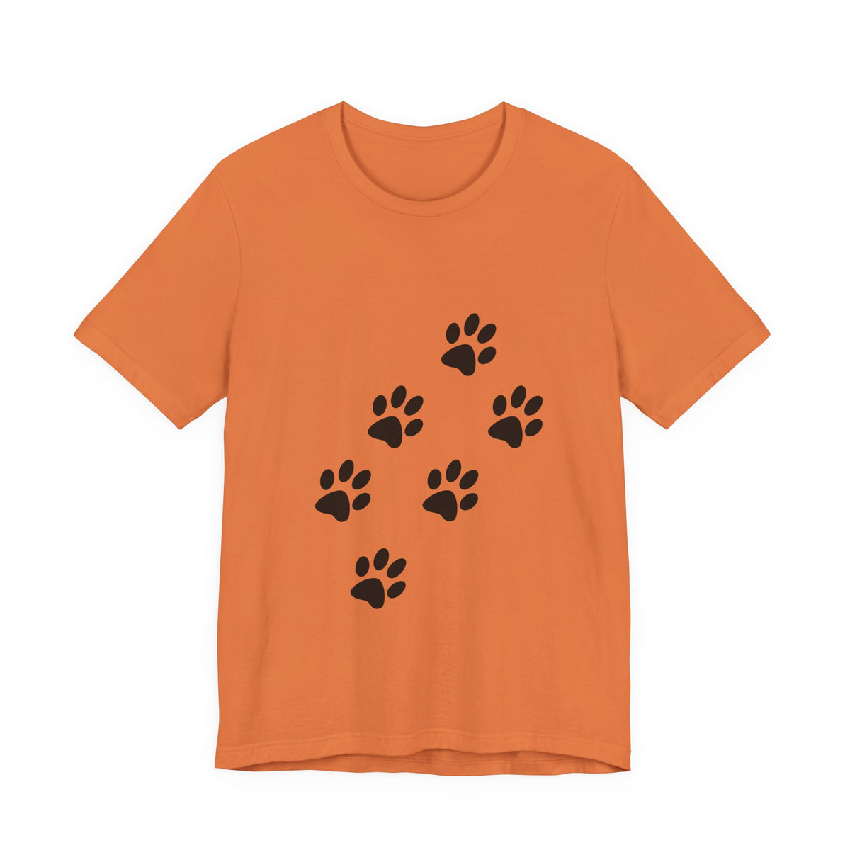 Paw Print Short Sleeve Tee | Unisex Animal Lover Shirt, Pet Owner Gift, Casual Wear, Gifts for Dog Lovers, Comfortable T-Shirt