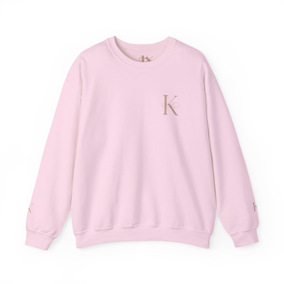 Minimalist Unisex Crewneck Sweatshirt with Initial Charm, Comfortable Lounge Wear, Gift for Him or Her, Casual Style, Everyday Essential