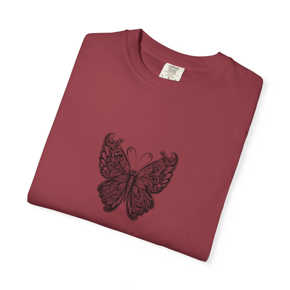 Bohemian Butterfly T-shirt, Unisex Clothing, Nature Inspired Tee, Gift for Her, Casual Wear, Summer Fashion