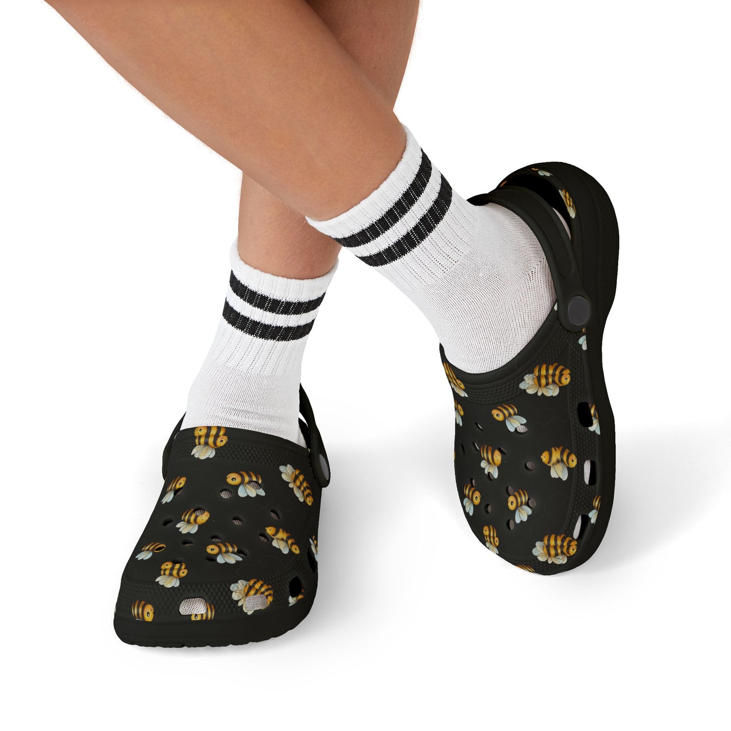 Bee-themed Kid's EVA Foam Clogs