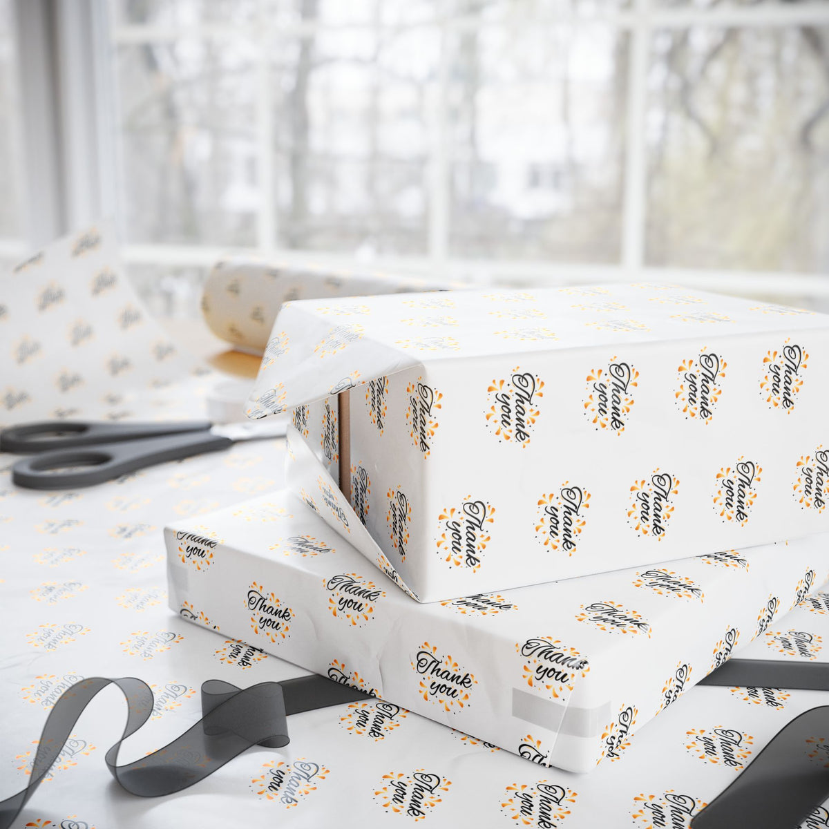 Wrapping Paper Roll — Thank you wrapping paper