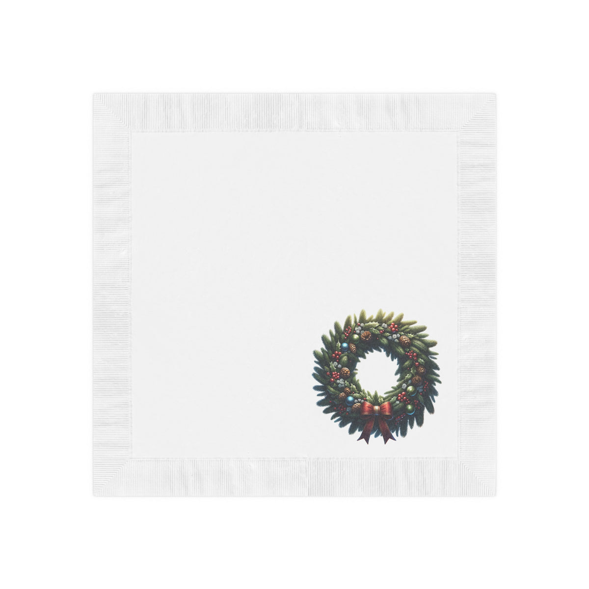 White Coined Napkins