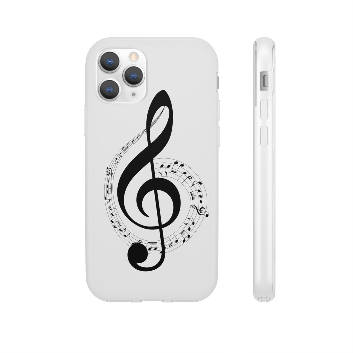 Phone Case — Musical Treble Clef Design