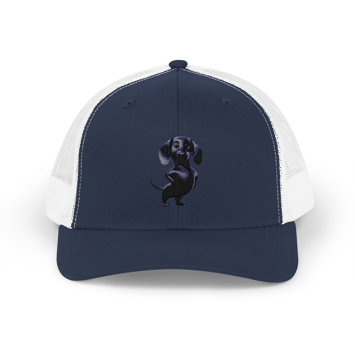 Dachshund Galaxy Trucker Cap – Embroidered Space Sausage Dog Snapback