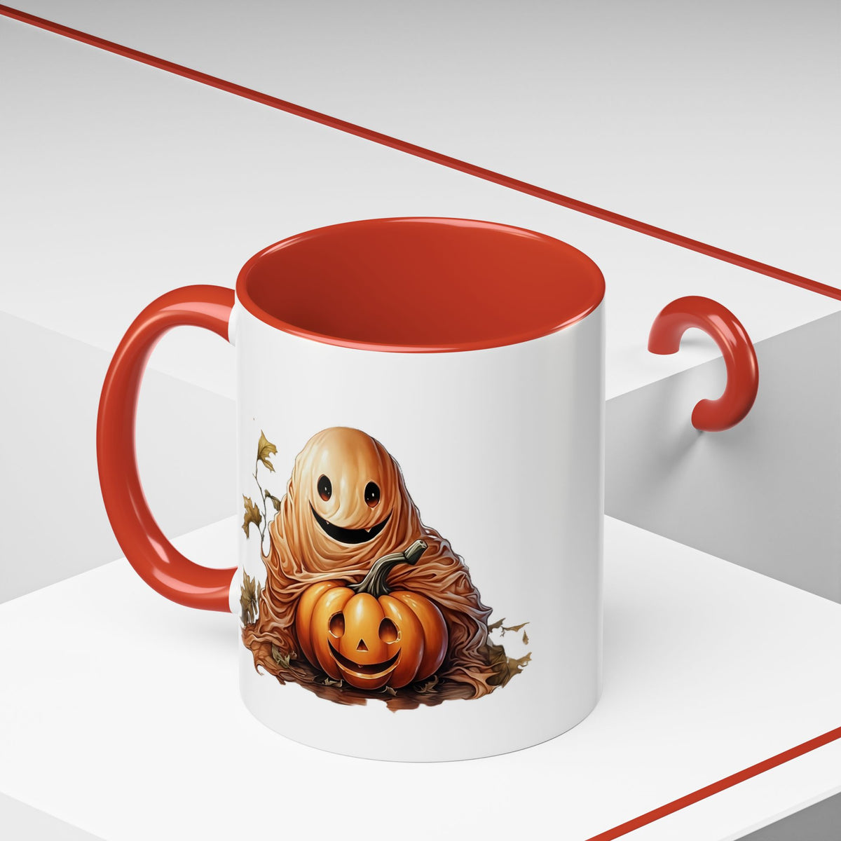 Whimsical Halloween Coffee Mug | Pumpkin-Inspired Drinkware, Cute Fall Decor, Gift for Pumpkin Lovers, Cozy Autumn Vibe