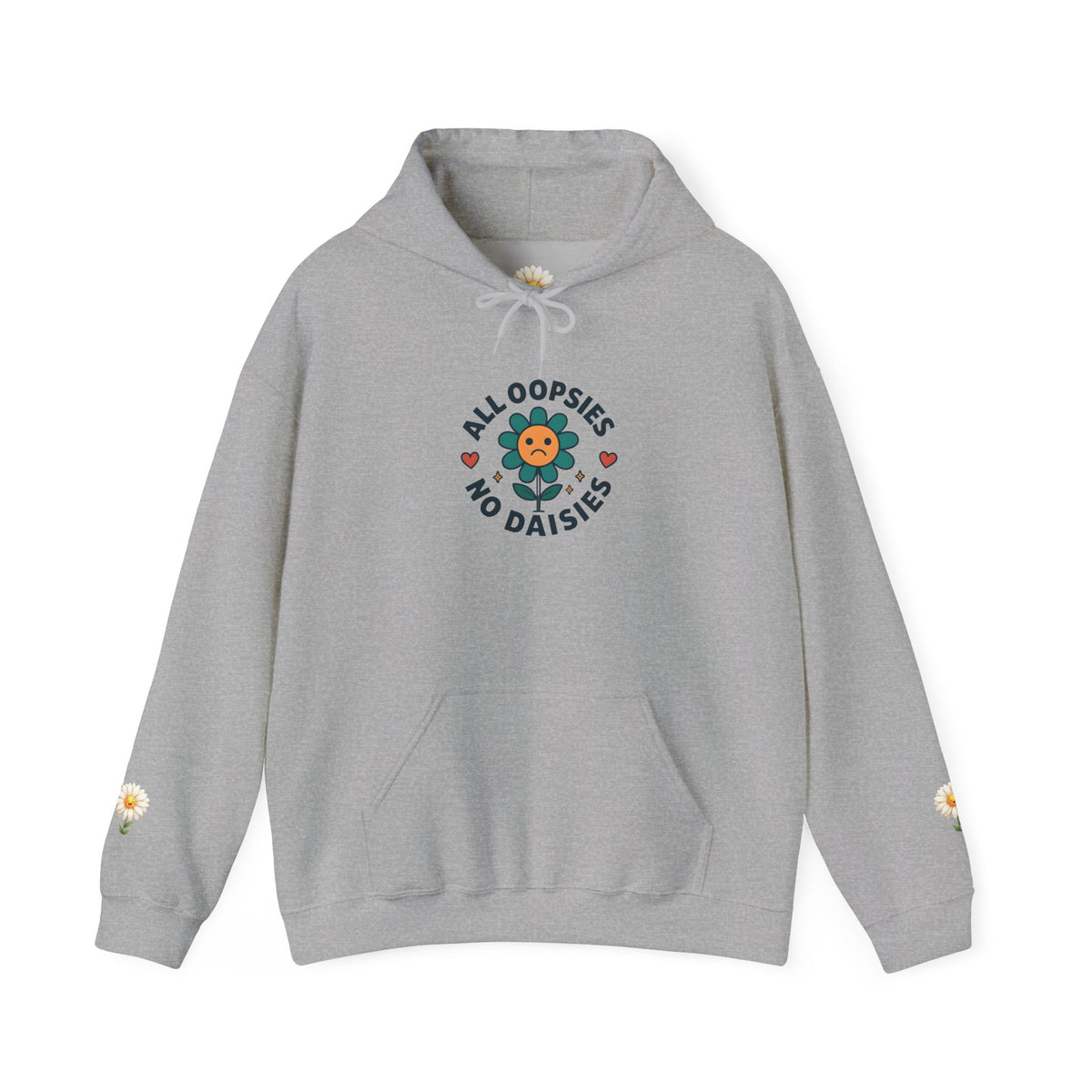 Psychedelic Floral Hoodie, Cozy Sweatshirt for Casual Style, Gift for Flower Lovers, Cute Streetwear, Spring Fashion, Art Tee