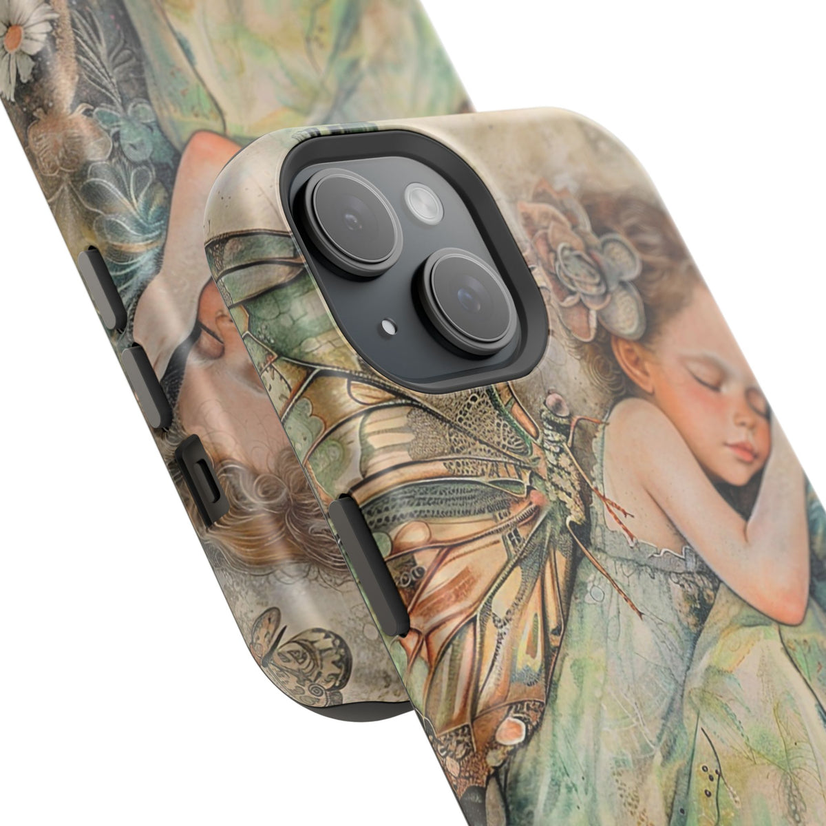 Fairy Sleeping Phone Case — Magnetic Impact-Resistant iPhone Cover