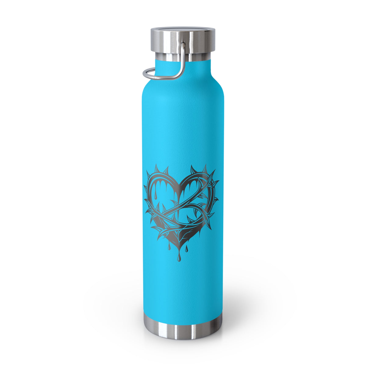 Stylish Insulated Water Bottle, Travel Flask, Gift for Him/Her, Fitness Bottle, Eco-Friendly Drinkware, 22oz Copper Design