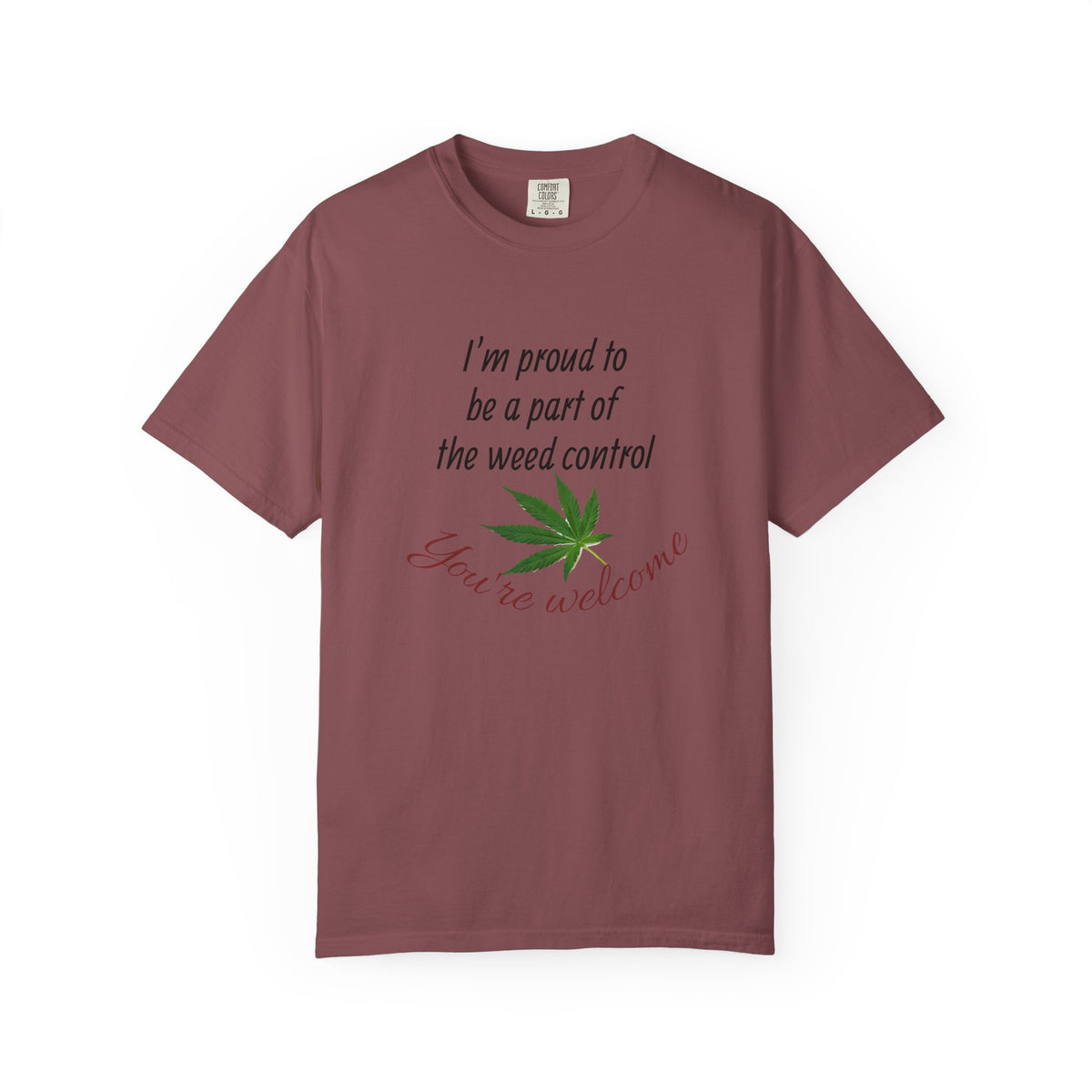 Proud Weed Control Unisex T-shirt, Cannabis Enthusiast Gift, Stoner Humor Tee, Eco-Friendly Apparel, Perfect for 420 Celebrations