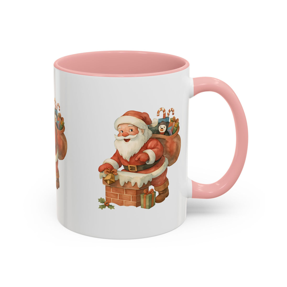 Festive Santa Coffee Mug, Holiday Gift, Christmas Decorations, Cozy Kitchen, Unique Mug, Santa-Themed Drinkware