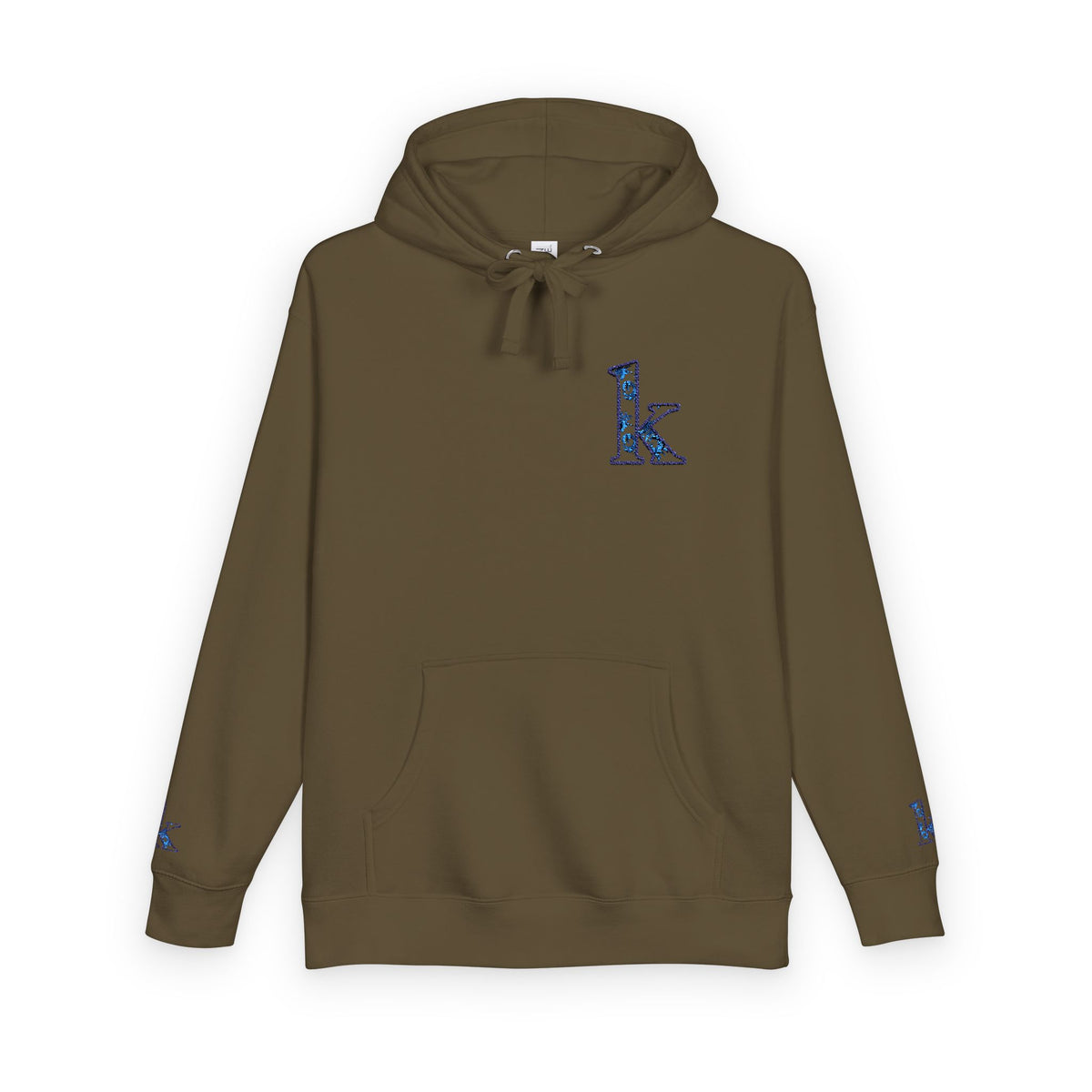 Cozy Floral Monogram Fleece Hoodie for Unisex - Perfect Gift for Birthdays, Valentine’s Day, Casual Wear, Adventure