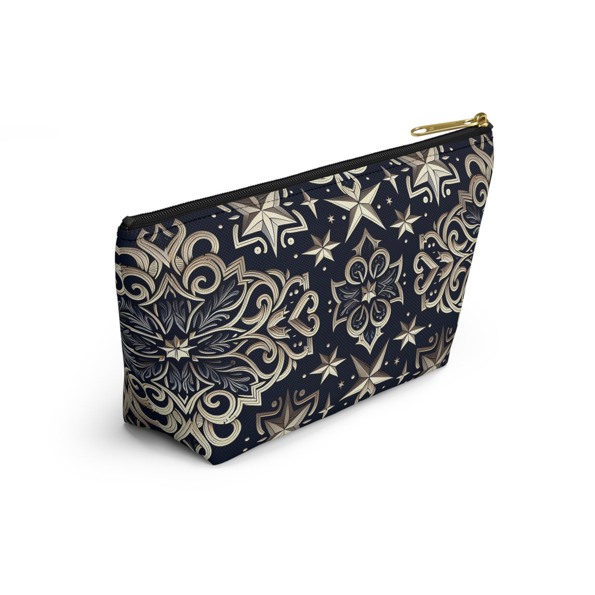 Elegant Starry Pattern Accessory Pouch | Makeup Bag, Travel Organizer, Gift for Her, Stylish Storage, Cosmetology Essentials