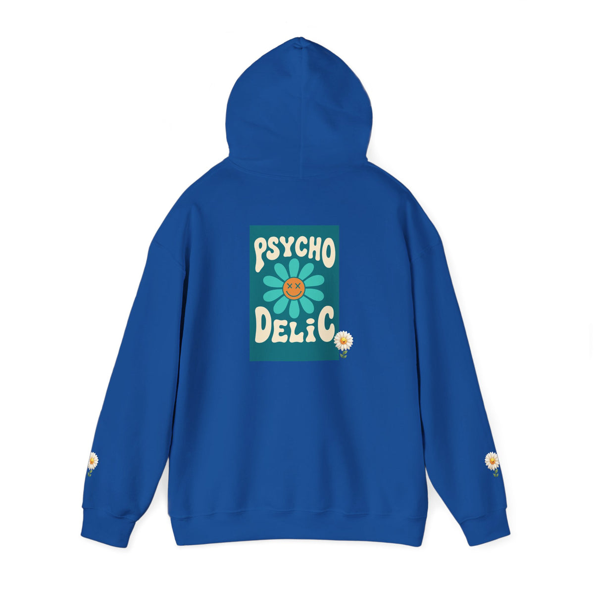 Psychedelic Floral Hoodie, Cozy Sweatshirt for Casual Style, Gift for Flower Lovers, Cute Streetwear, Spring Fashion, Art Tee