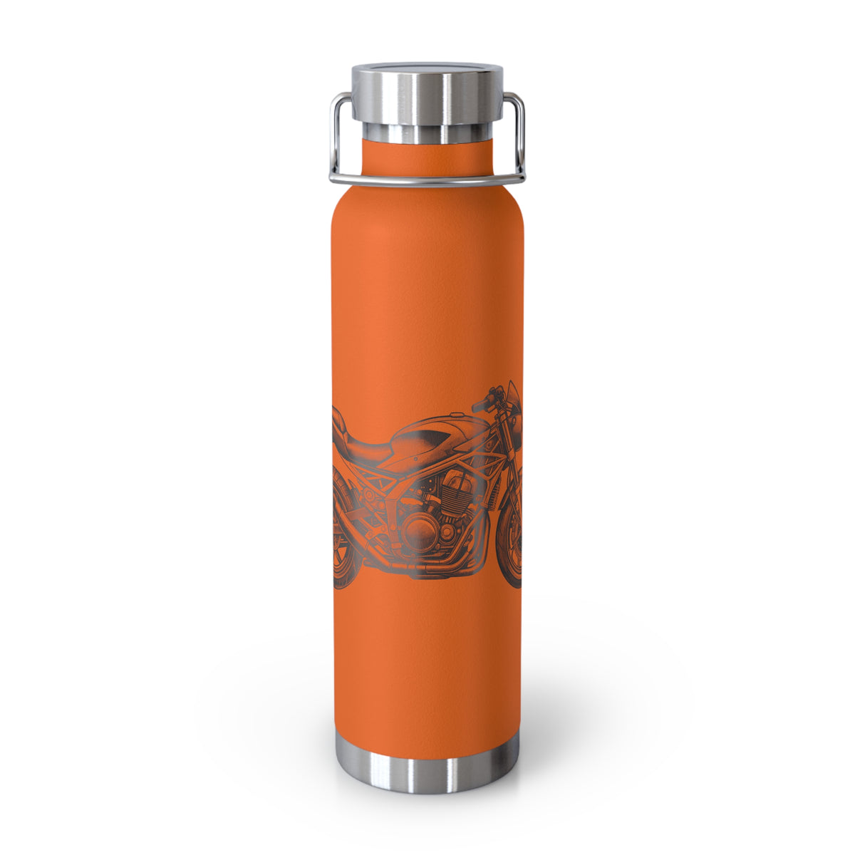 Motorcycle Insulated Water Bottle, Adventure Gift, Biker Mug, Fitness Bottle, Outdoor Hydration