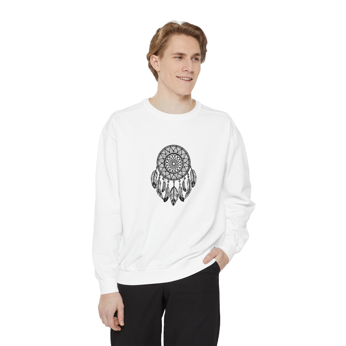 Dreamcatcher Sweatshirt for Cozy Vibes, Perfect Gift for Boho Lovers, Casual Outfits, Fall Style, Relaxing Days