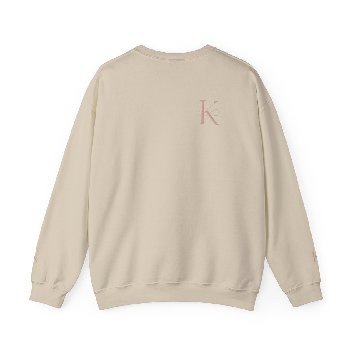 Minimalist Unisex Crewneck Sweatshirt with Initial Charm, Comfortable Lounge Wear, Gift for Him or Her, Casual Style, Everyday Essential