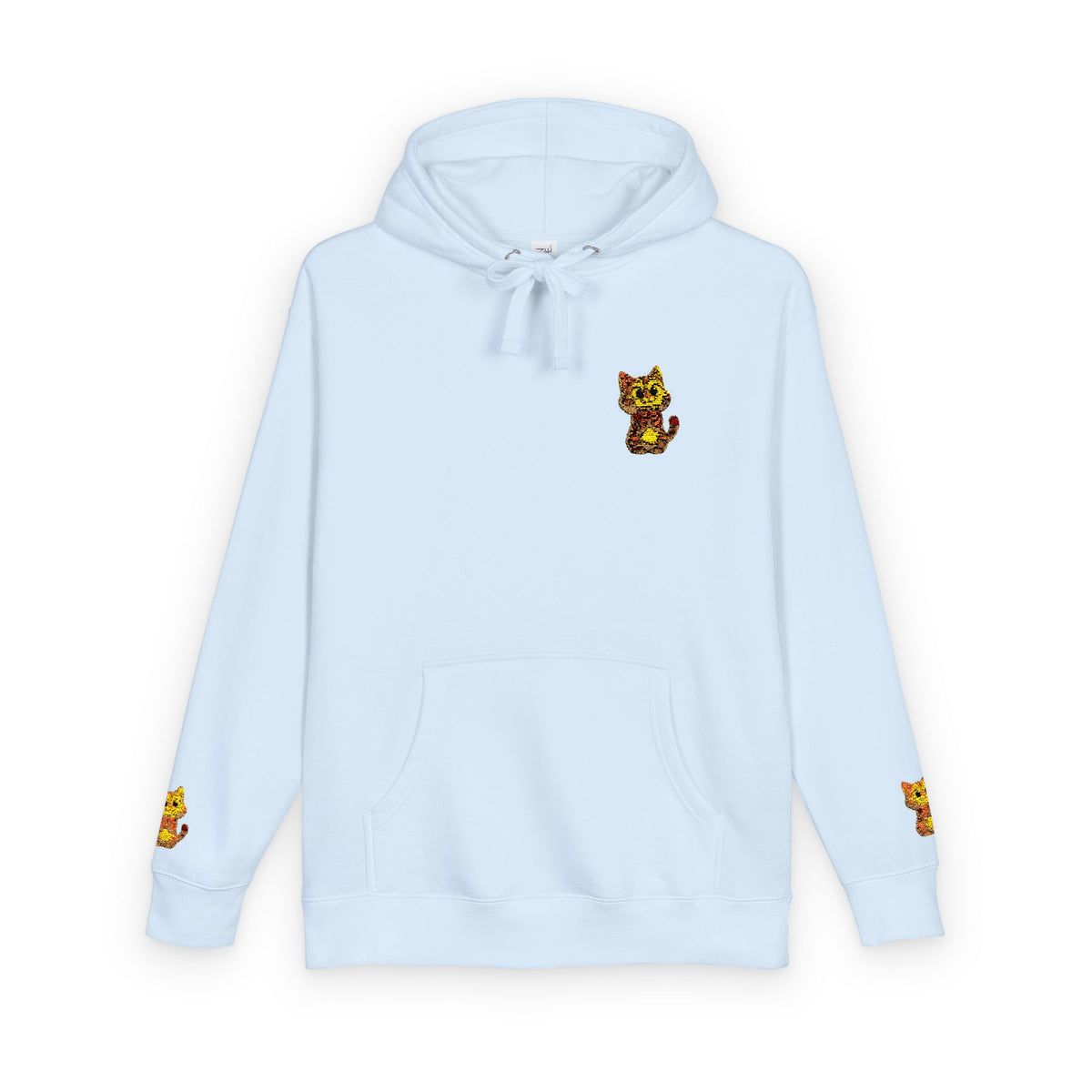 Cozy Fleece Hoodie with Cute Animal Design, Unisex Sweatshirt for Casual Outings, Gifts for Animal Lovers, Perfect for Fall and Winter