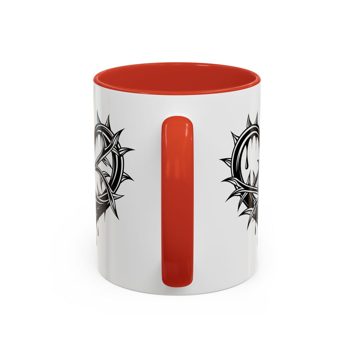 Gothic Heart Mug, Unique Art Coffee Cup for Gifting, Gothic Home Decor, Perfect for Friends, Gothic Style Drinkware