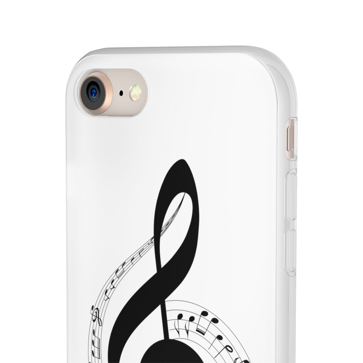 Phone Case — Musical Treble Clef Design