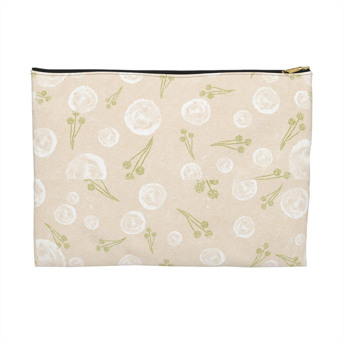 Floral Accessory Pouch - Cute Storage for Makeup, Travel, Organizing, Gifts, Eco-friendly
