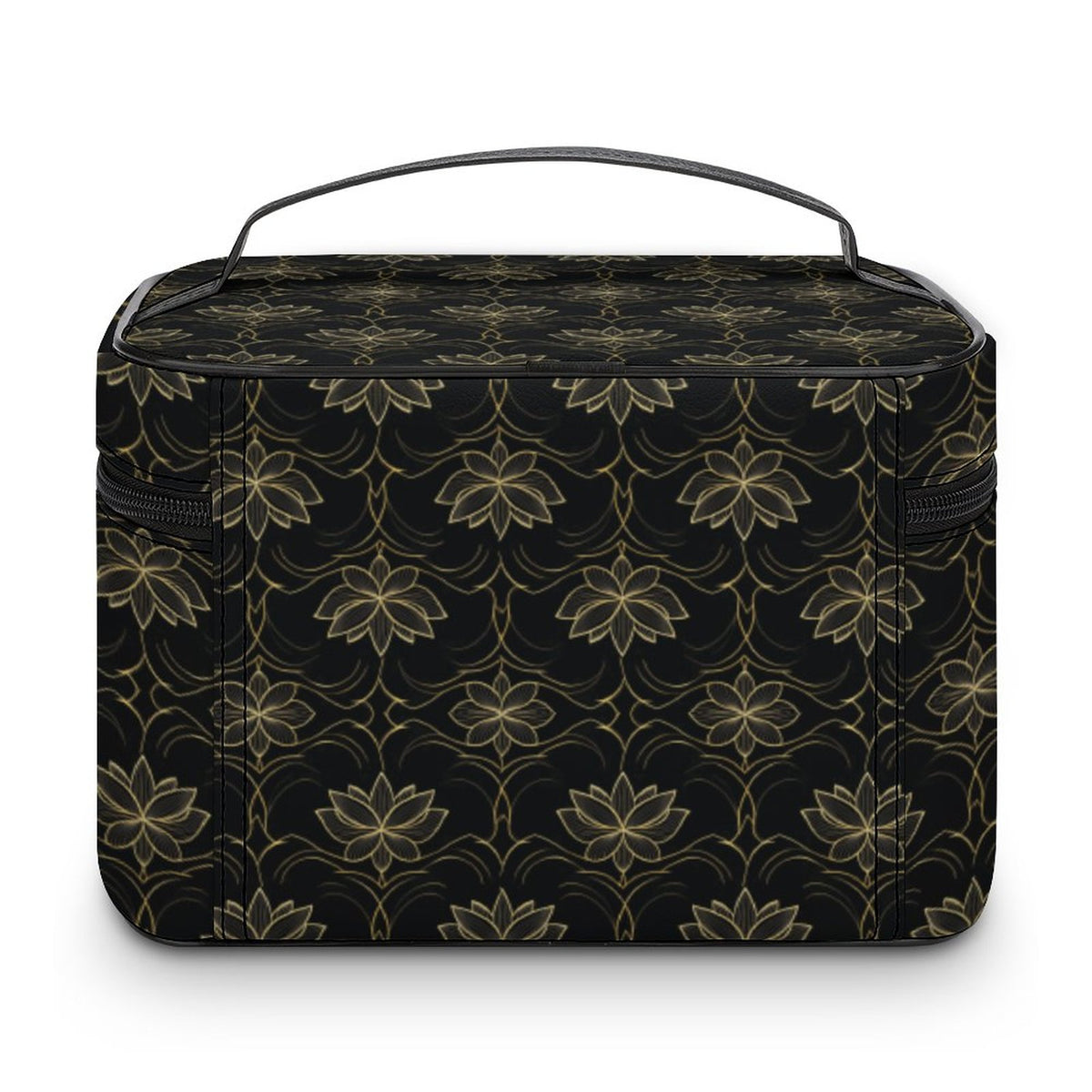 Make-up bag with Lychee pattern PU material