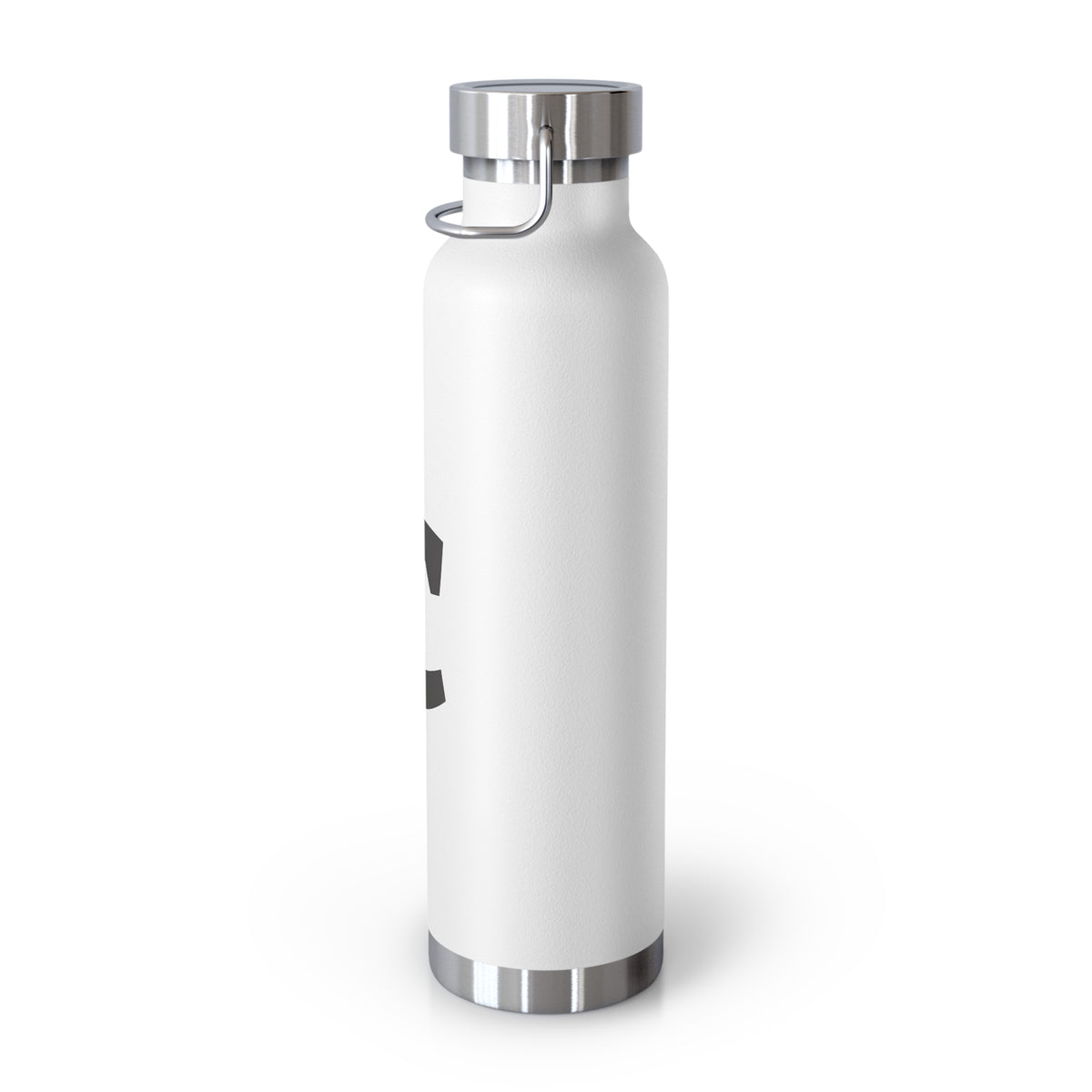 Personalized Copper Insulated Water Bottle, 22oz - "C" Custom Monogram
