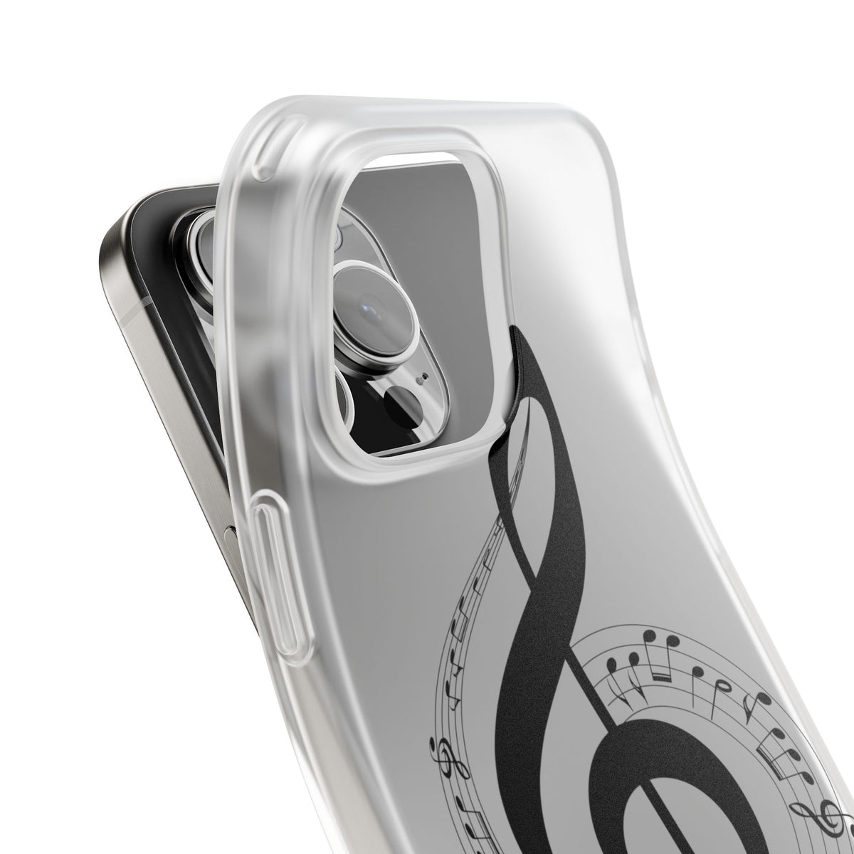 Phone Case — Musical Treble Clef Design