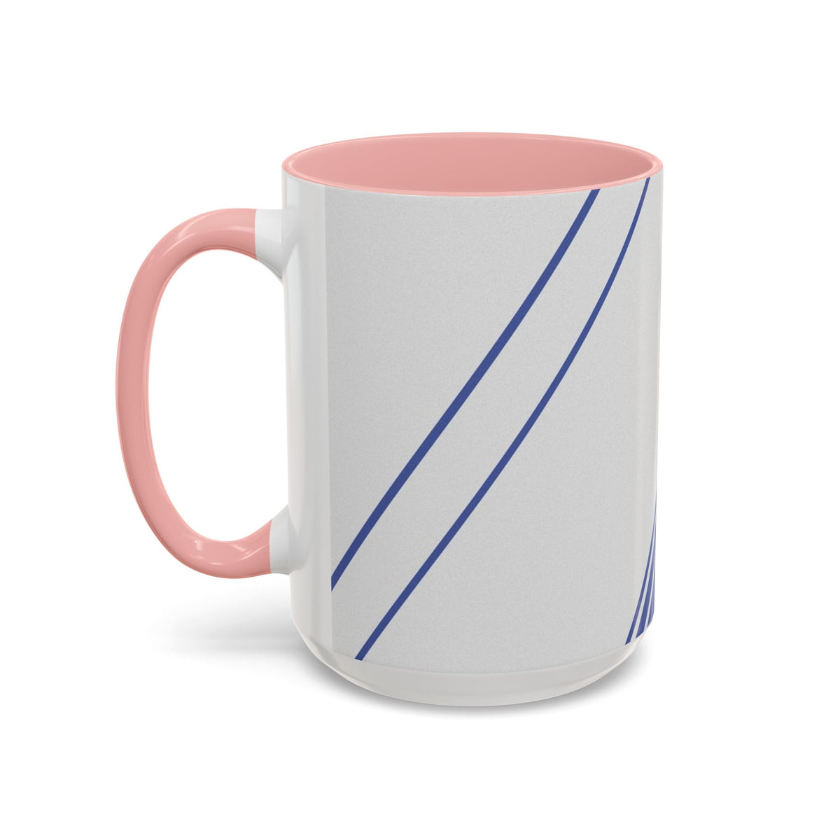 Elegant Stripe Accent Coffee Mug - Perfect for Gifts, Home Decor, Office, Birthdays, and Tea Lovers