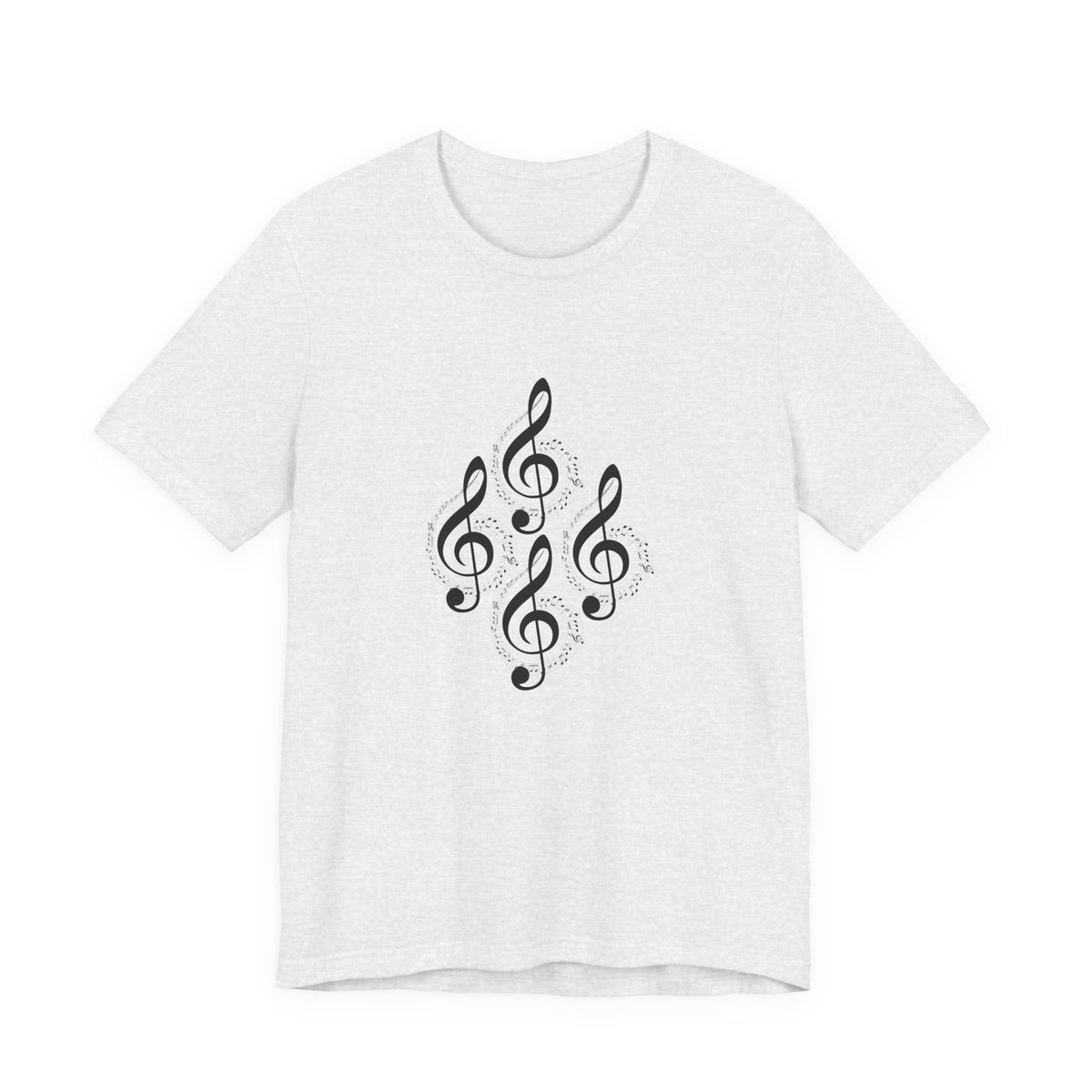 Musical Notes Tee - Perfect for Music Lovers, Casual Wear, Concerts, Festivals, Unique Gift Idea