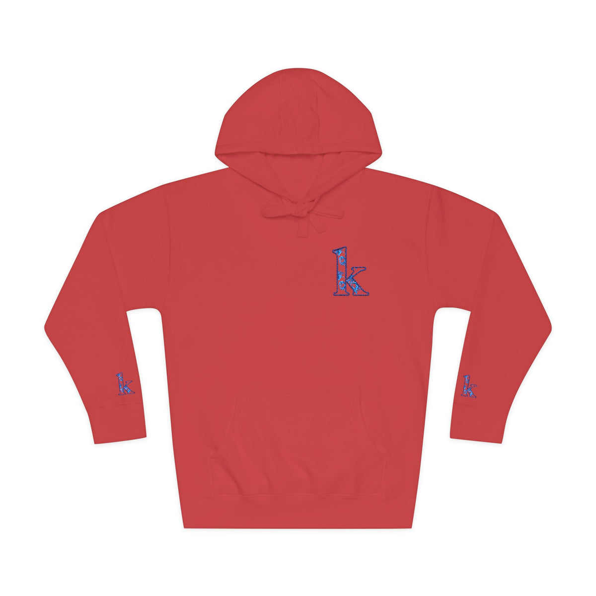 Cozy Floral Monogram Fleece Hoodie for Unisex - Perfect Gift for Birthdays, Valentine’s Day, Casual Wear, Adventure