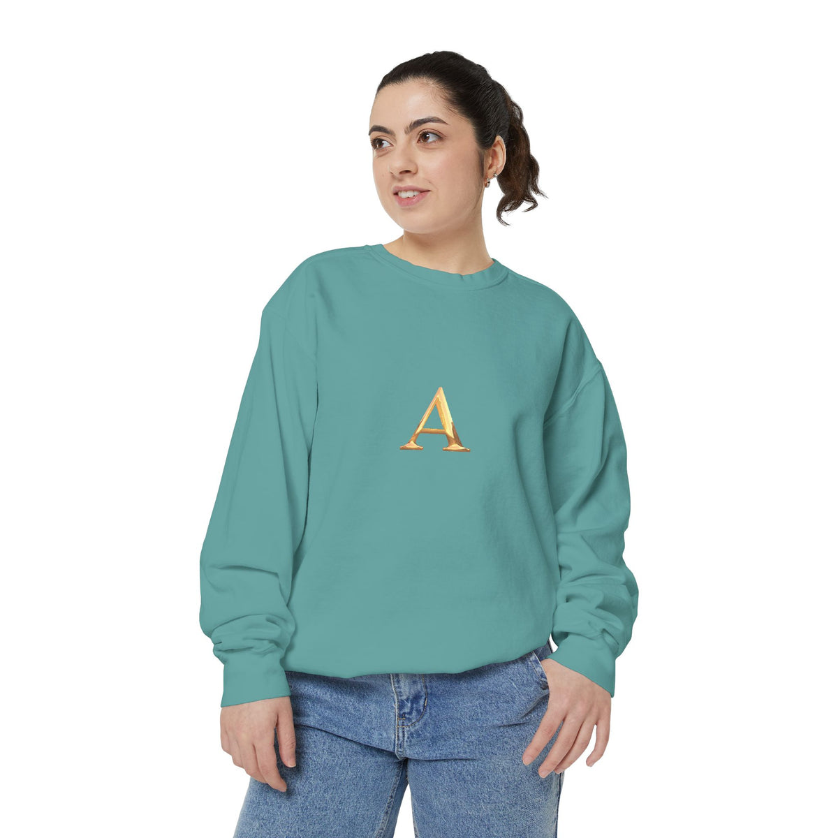 Stylish Monogrammed Sweatshirt, Personalized Gift, Cozy Layering, Casual Wear, Birthday, Holiday Present