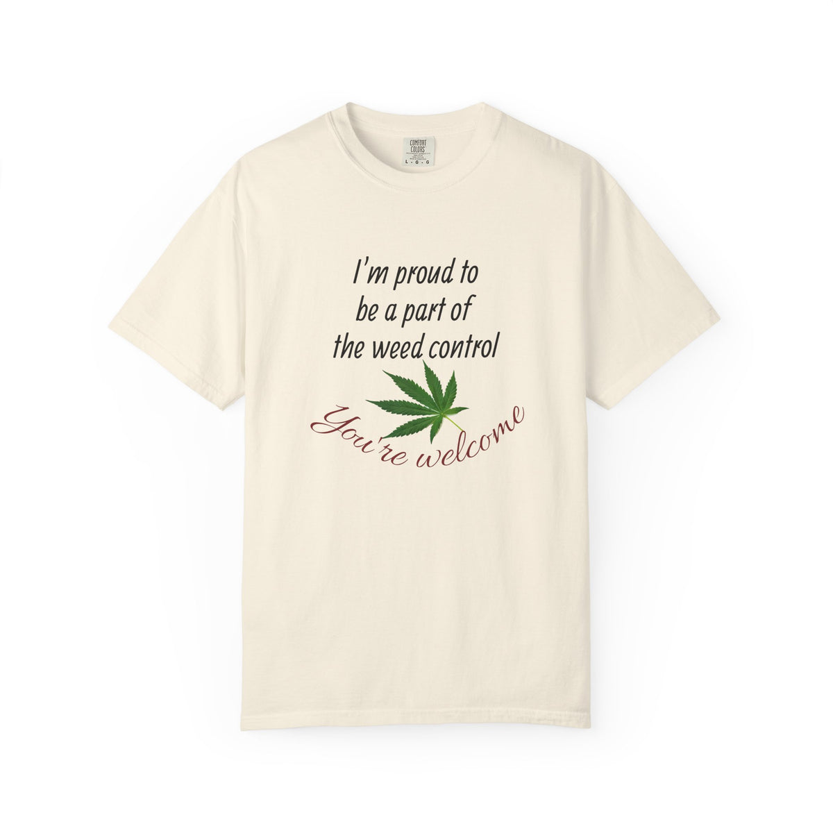Proud Weed Control Unisex T-shirt, Cannabis Enthusiast Gift, Stoner Humor Tee, Eco-Friendly Apparel, Perfect for 420 Celebrations