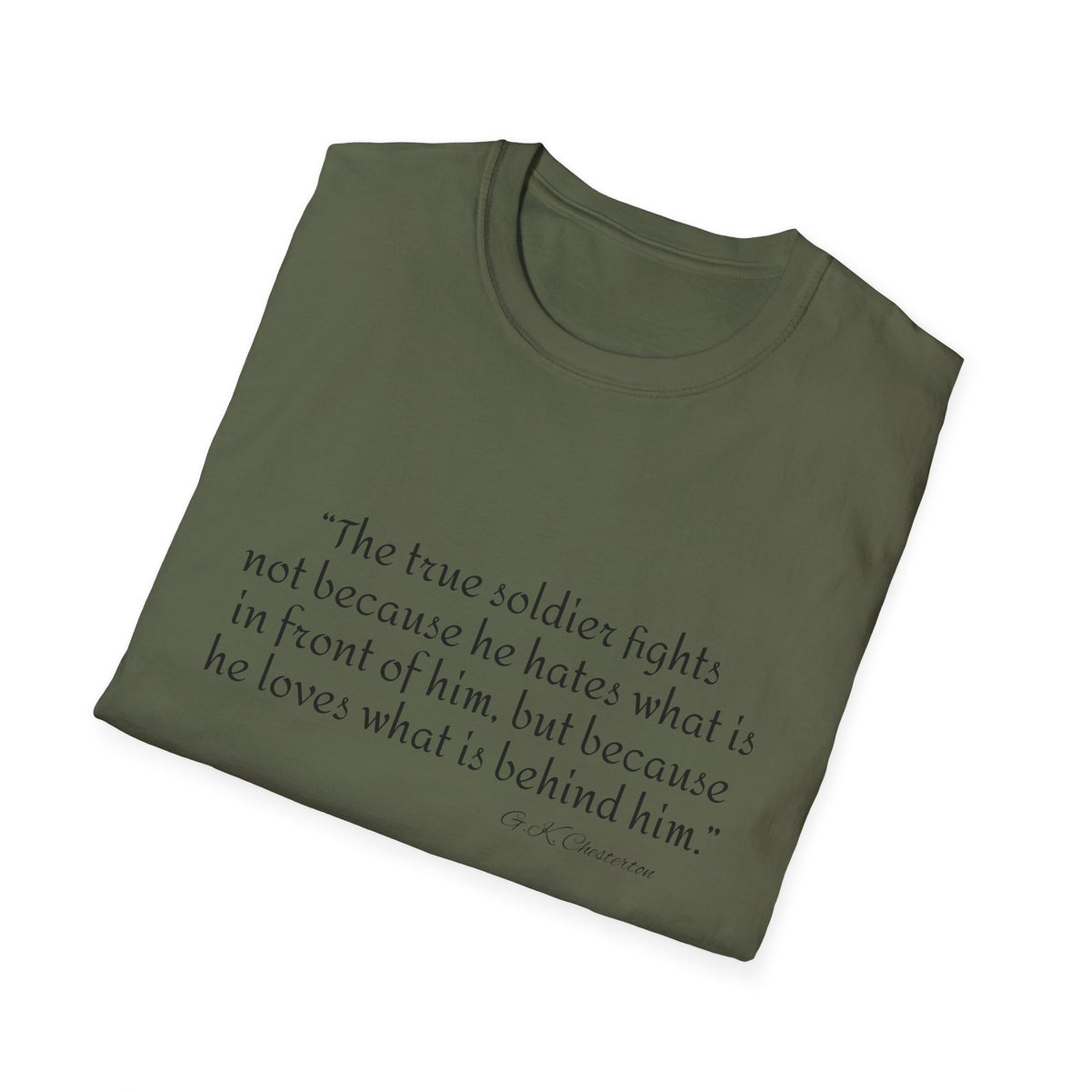 Inspirational Unisex T-Shirt, Gift for Soldiers