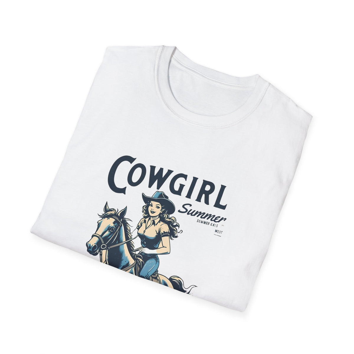 Cowgirl Summer Soft style T-Shirt for Horse Lovers