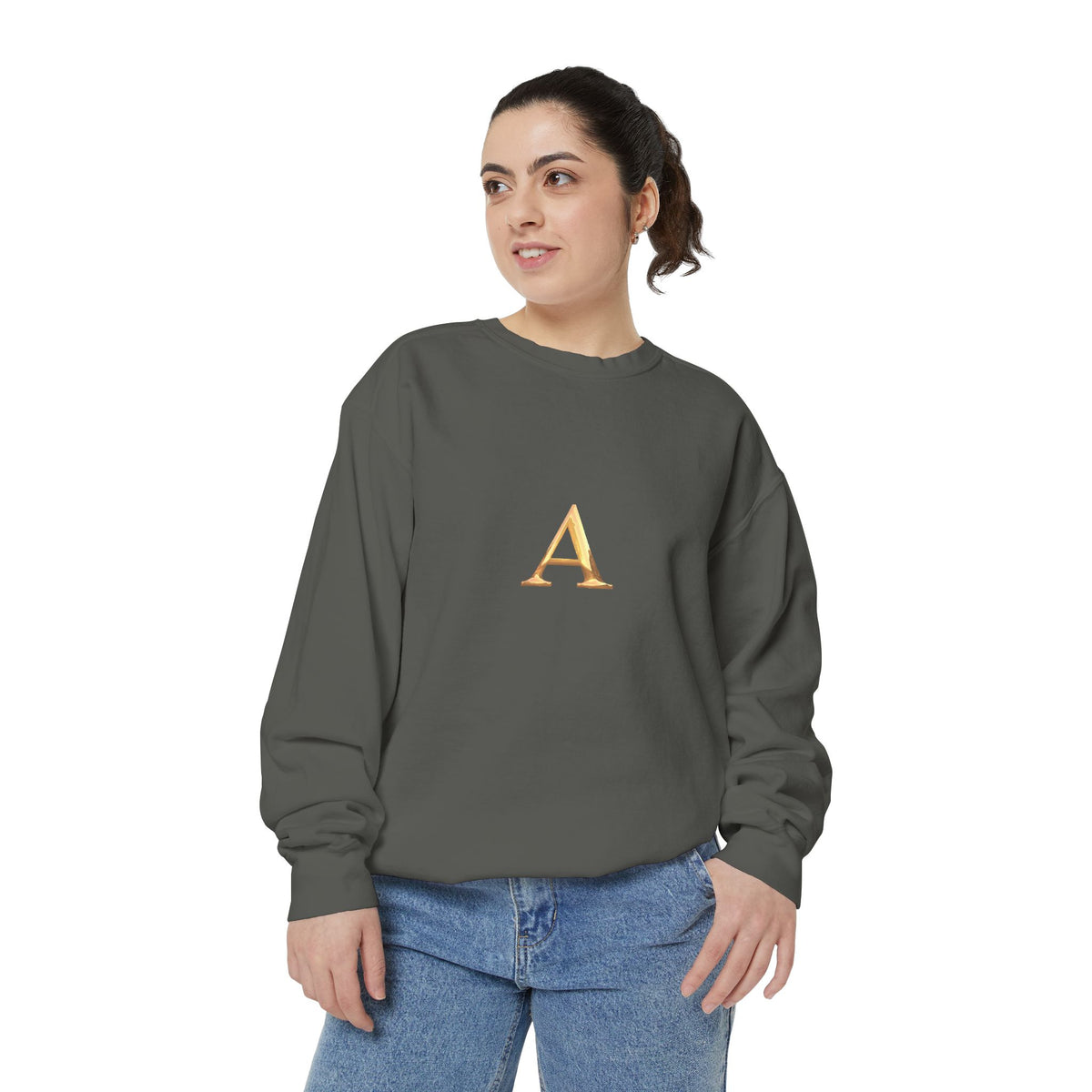 Stylish Monogrammed Sweatshirt, Personalized Gift, Cozy Layering, Casual Wear, Birthday, Holiday Present
