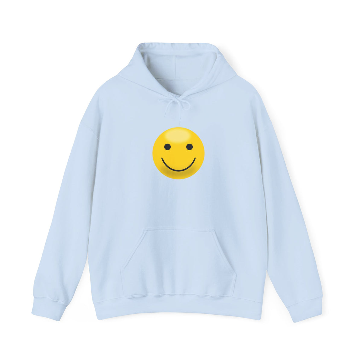 Smiley Face Hooded Sweatshirt, Unisex Cozy Hoodie