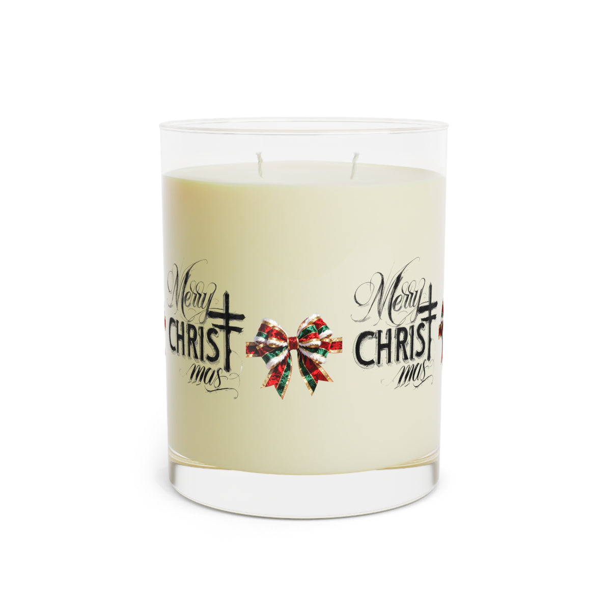 Christmas Scented Candle - Merry Christmas Decor, Holiday Gift, Aromatherapy, Home Fragrance, Festive Ambiance