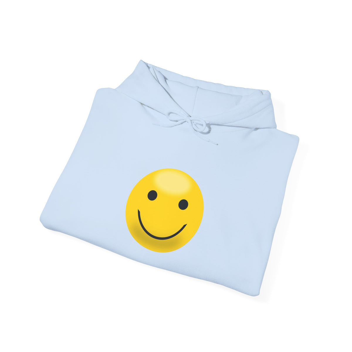 Smiley Face Hooded Sweatshirt, Unisex Cozy Hoodie