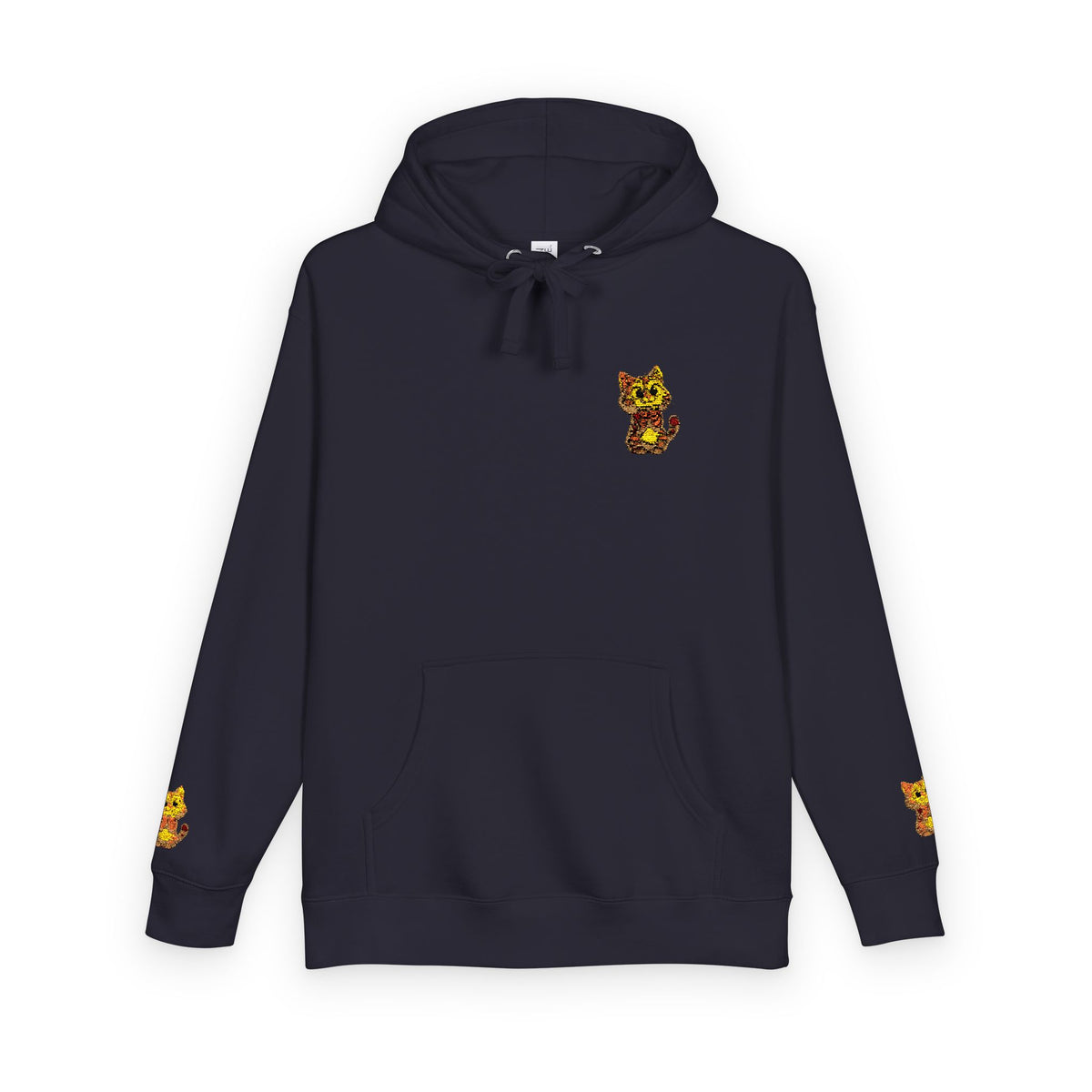 Cozy Fleece Hoodie with Cute Animal Design, Unisex Sweatshirt for Casual Outings, Gifts for Animal Lovers, Perfect for Fall and Winter