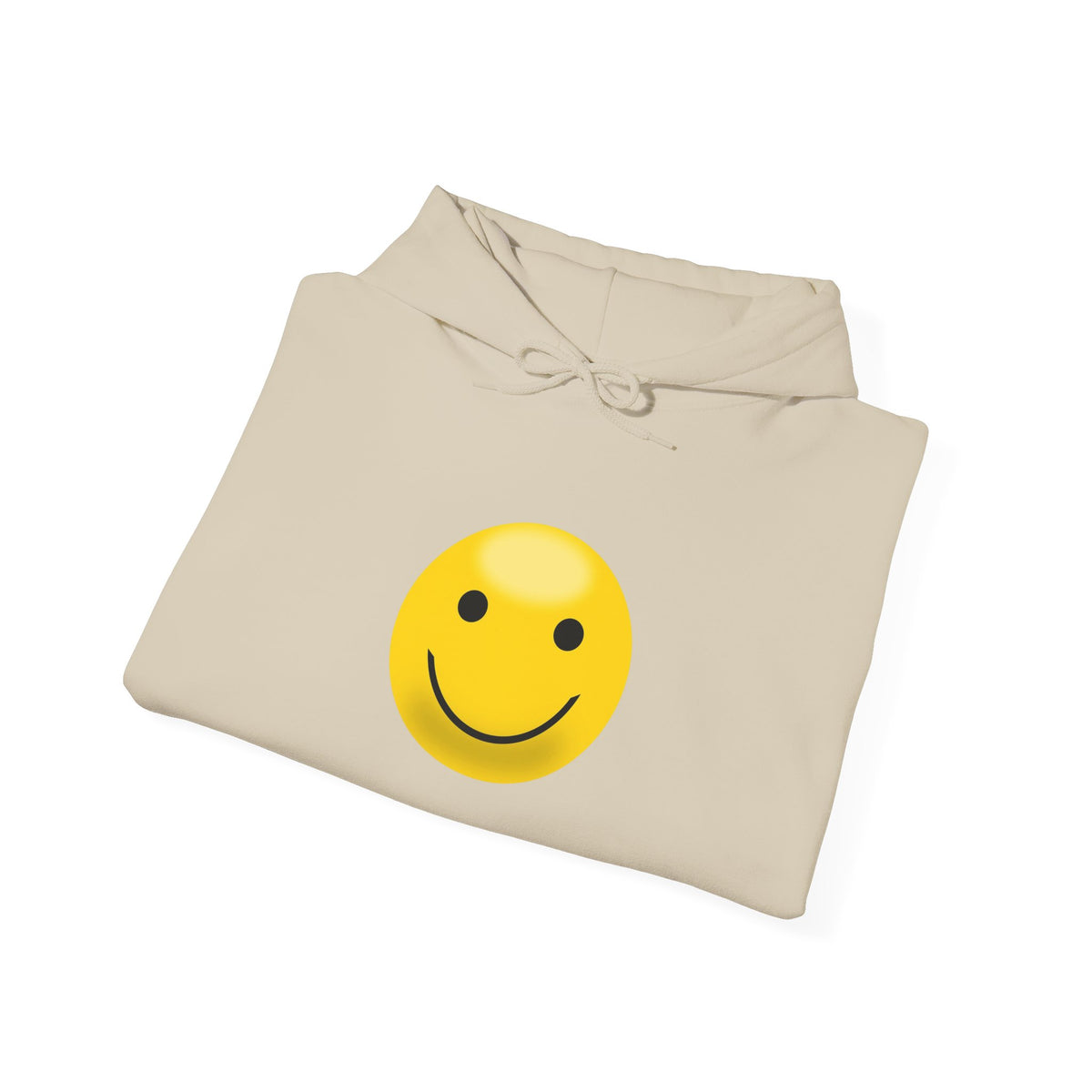 Smiley Face Hooded Sweatshirt, Unisex Cozy Hoodie