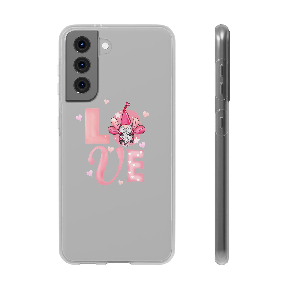 Love Gnome Phone Case — Cute Pink Valentine Flexi Case