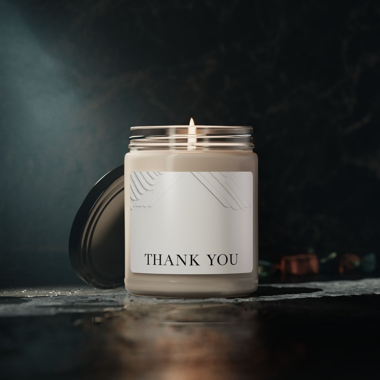 Thank You Soy Candle — 9oz Scented Jar Candle (Gratitude Gift)
