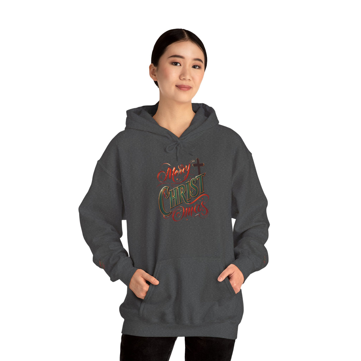 Merry Christmas Hoodie, Cozy Unisex Sweatshirt for Holiday Gatherings, Festive Gift Idea for Him/Her, Winter Apparel, Christmas Sweater