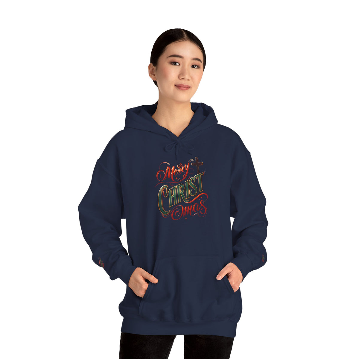 Merry Christmas Hoodie, Cozy Unisex Sweatshirt for Holiday Gatherings, Festive Gift Idea for Him/Her, Winter Apparel, Christmas Sweater
