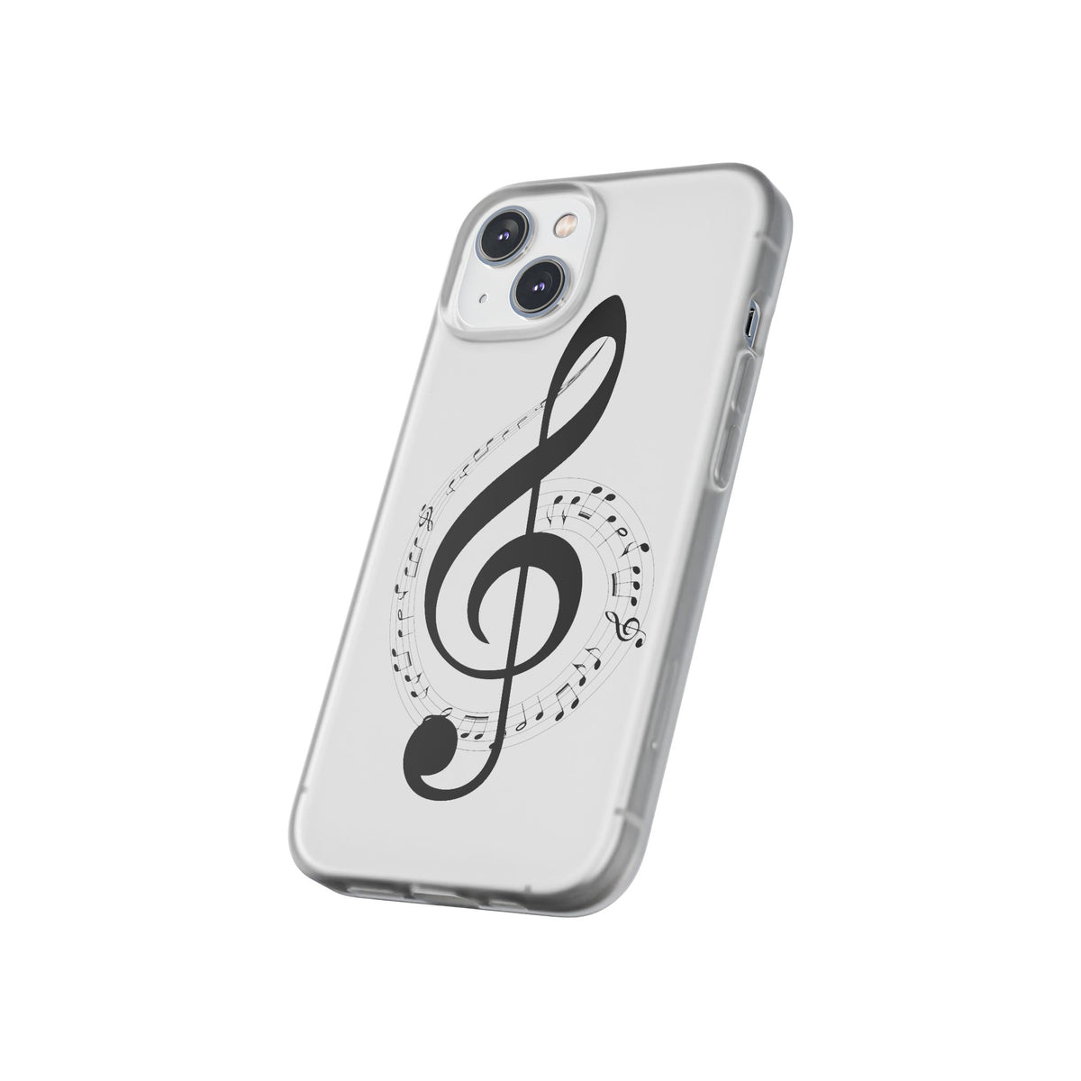 Phone Case — Musical Treble Clef Design