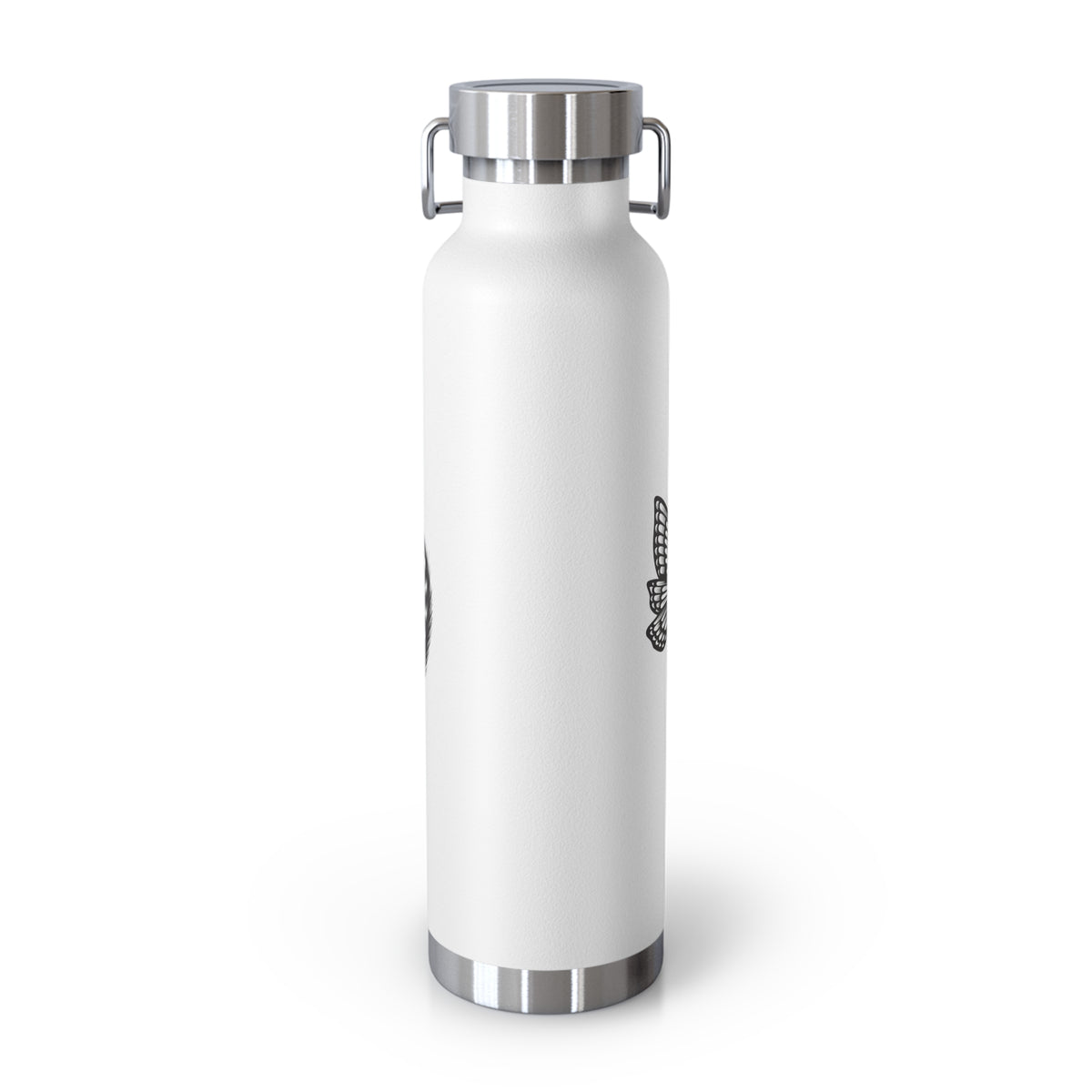 Cat and Butterfly Insulated Water Bottle - 22oz insulated bottle