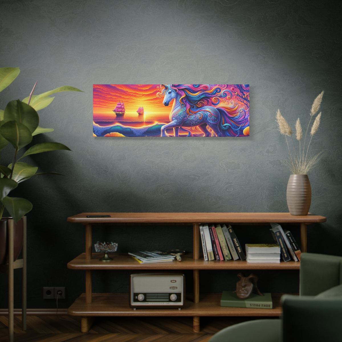 Matte Canvas, Stretched, 1.25" Unicorn